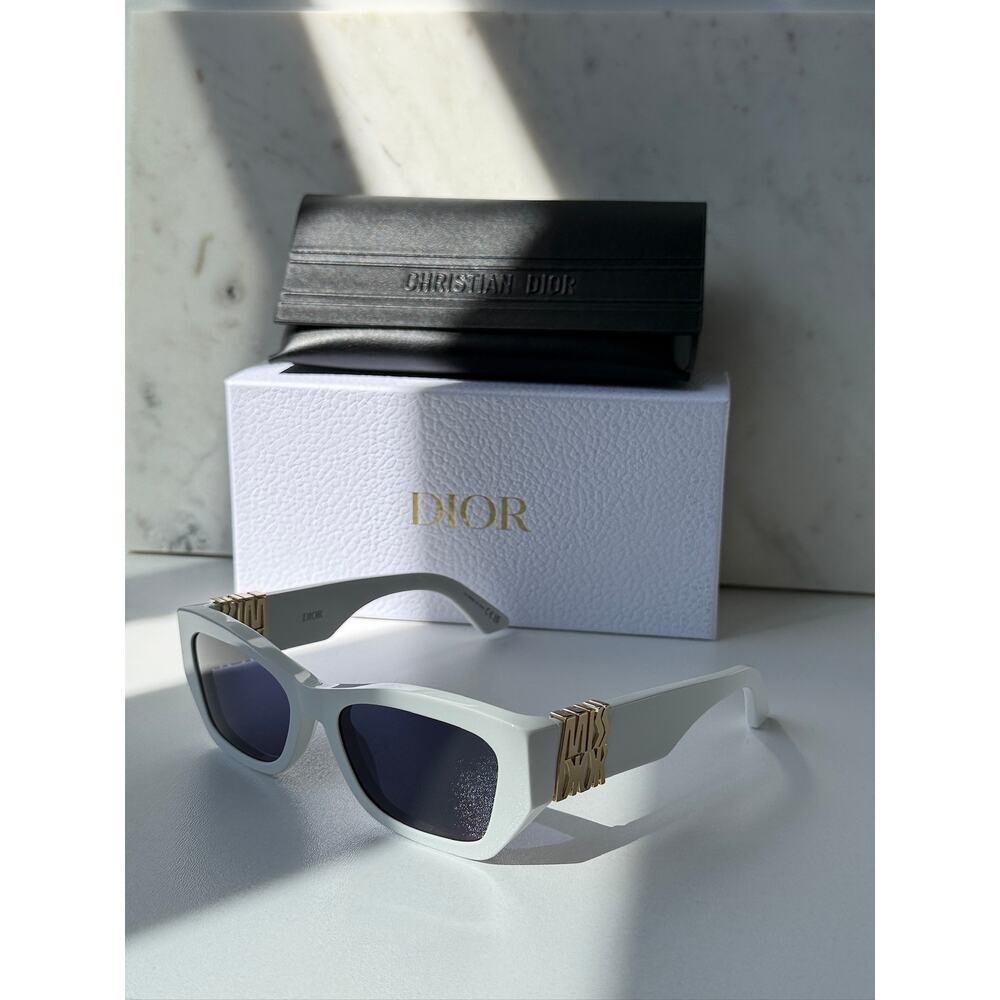 NEW Dior MissDior S1I Cat Eye Sunglasses in White - Picture 3 of 9